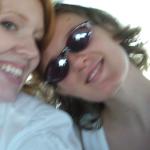 me and shannon all blurry