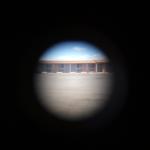 keyhole at motel